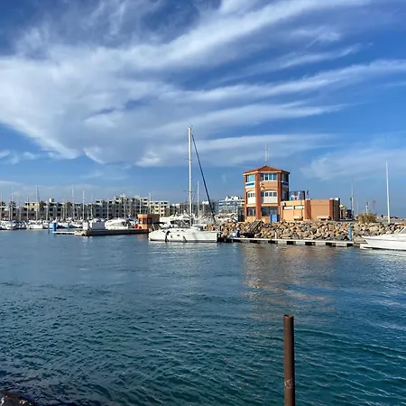Appartamento Superbe T2 Avec Vue Sur Le Port Et La Avec Parking Privé 4rp221 Le Barcarès